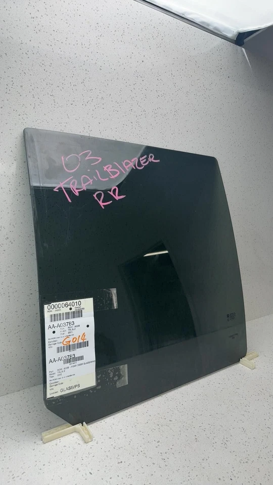 02 03 04 05 06 07 08 09 TRAILBLAZER Rear Door Glass/window Chevrolet Right Foto 3 de 4