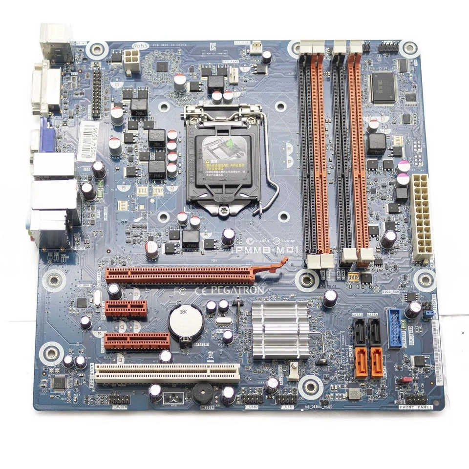 SCHEDA MADRE LGA1155 LGA 1155 SECONDA TERZA GEN INTEL MATX MICRO-ATX PEGATRON Foto 2 de 3