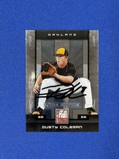 SIGNED CARD AUTO DUSTY COLEMAN 2008 DONRUSS #32 autograph GG
