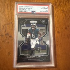 2021 Panini Chronicles Prizm Black Devonta Smith PSA 10 Gem Mint Rookie RC