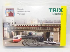 Trix/MinTrix N scale Dammtor Bridge laser cut Kit for Four Tracks 66141 - open