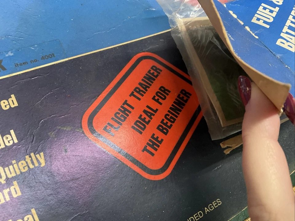 Vintage Testors P40 Warhawk Control Line Model Airplane in Package ~ Never Used - Image 4 of 4