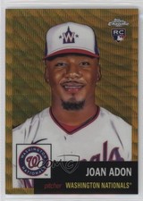 2022 Topps Chrome Platinum Anniversary Gold Wave Refractor 37/50 Joan Adon 6ns