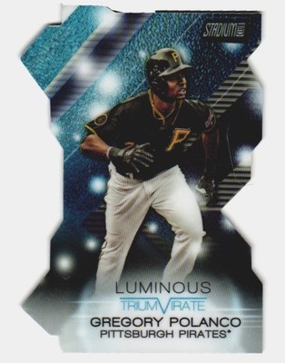 2015 Topps Stadium Club Gregory Polanco Luminous T-7C Die Cut.