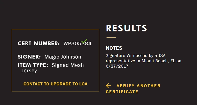 Larry Bird & Magic Johnson Signed Dual Jersey W/ COA's JSA Celtics Lakers - Image 4 of 4