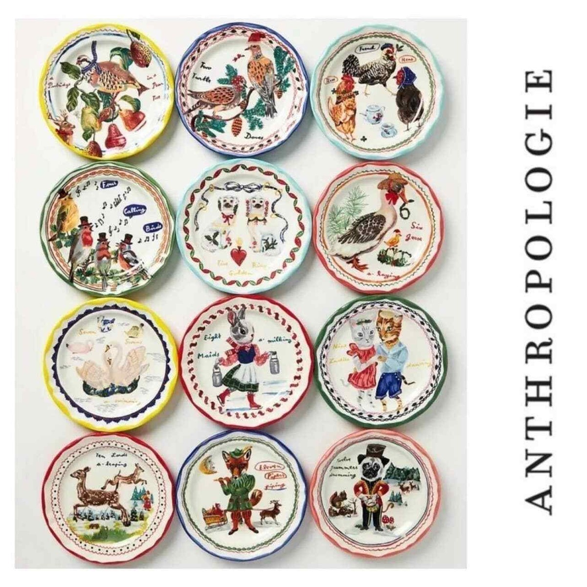 Anthropologie Nathalie Lete Tweleve Days of Christmas Desert