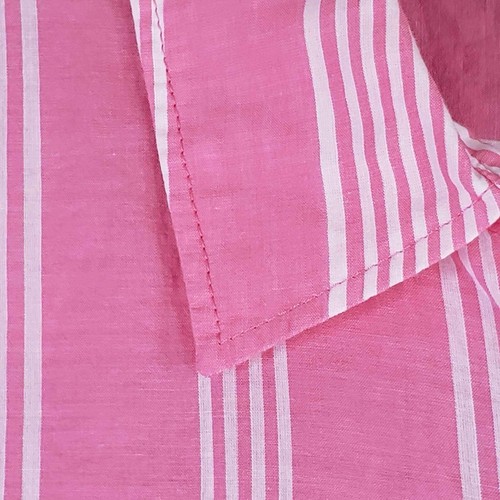 Talbots Shirt Top Womens Size Large L Pink  Stripe Long Sleeve Button Up - Picture 4 of 9