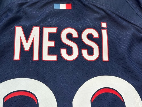 2023/24 PSG Authentic Home Jersey #30 Messi Medium Nike PlayerIssue League Patch - Picture 16 of 24