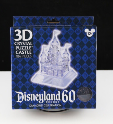 New Disneyland Resort 60 Diamond Celebration 3D Crystal Puzzle Castle - 104 pcs.