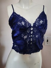 Womans Blue Lingerie Top Size M Fredericks Of Hollywood