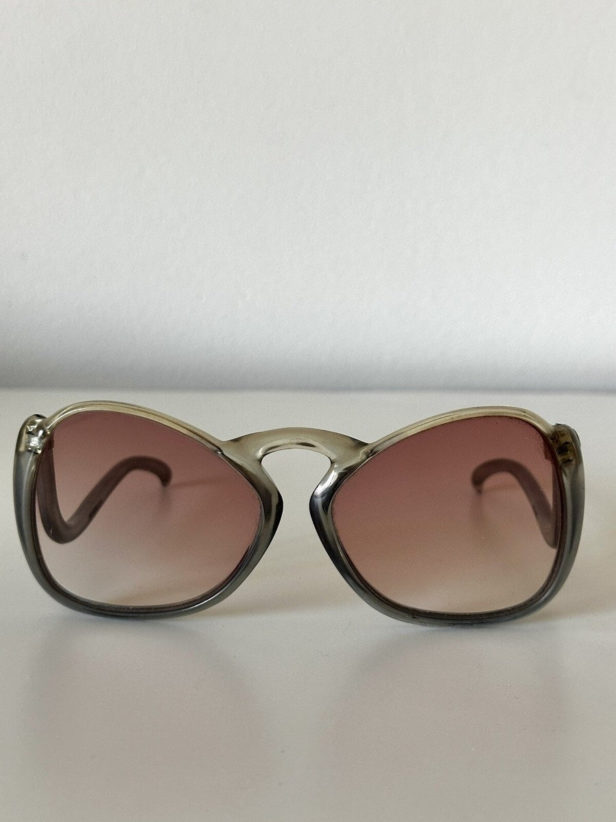 Vintage Rare Oversized PIZ BUEN Butterly Sunglasses Grey  display picture 1