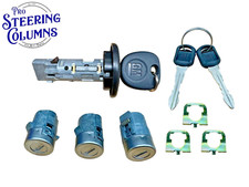 02-06 AVALANCHE IGNITION DOORS & TAILGATE LOCK CYLINDER SET MATCHED 3 KEYS NEW