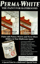1994 Vintage Print Ad Zinsser Perma-White Bathroom Wall & Ceiling Paint