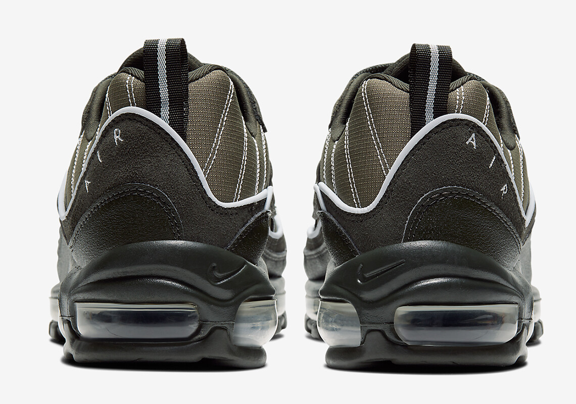 NIKE AIR MAX 98 SEQUOIA Medium Olive Green Militia Cargo Dark