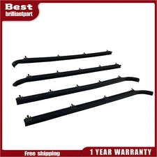 Inner & Outer Window Sweep Felts Seals Weatherstrip For 1987-96 Ford F150