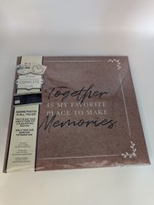 Scrapbook Tapestry Photo Album 20 Pages plus extra Embellishments Never Used