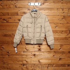 Veste Bomber Marlboro Classique Usagée Taille 42 (Cod.EBAY1530) Femme Beige