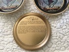 Set of 5 N.Y. World's Fair 1964 Metal High Sided Coasters — photo 2