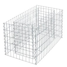 Gabionenhochbeet Hochbeet Gabione 450x50x50 cm Pflanzkorb Drahtgitter Steinkorb
