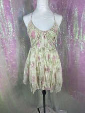 Love Shack Fancy Clario Metallic Floral Mini Dress Fairy Plus Sz Large AUTH NWT