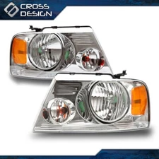 Headlight lamps Left & Right Fit For 04-08 Ford F150 06-08 Lincoln Mark LT