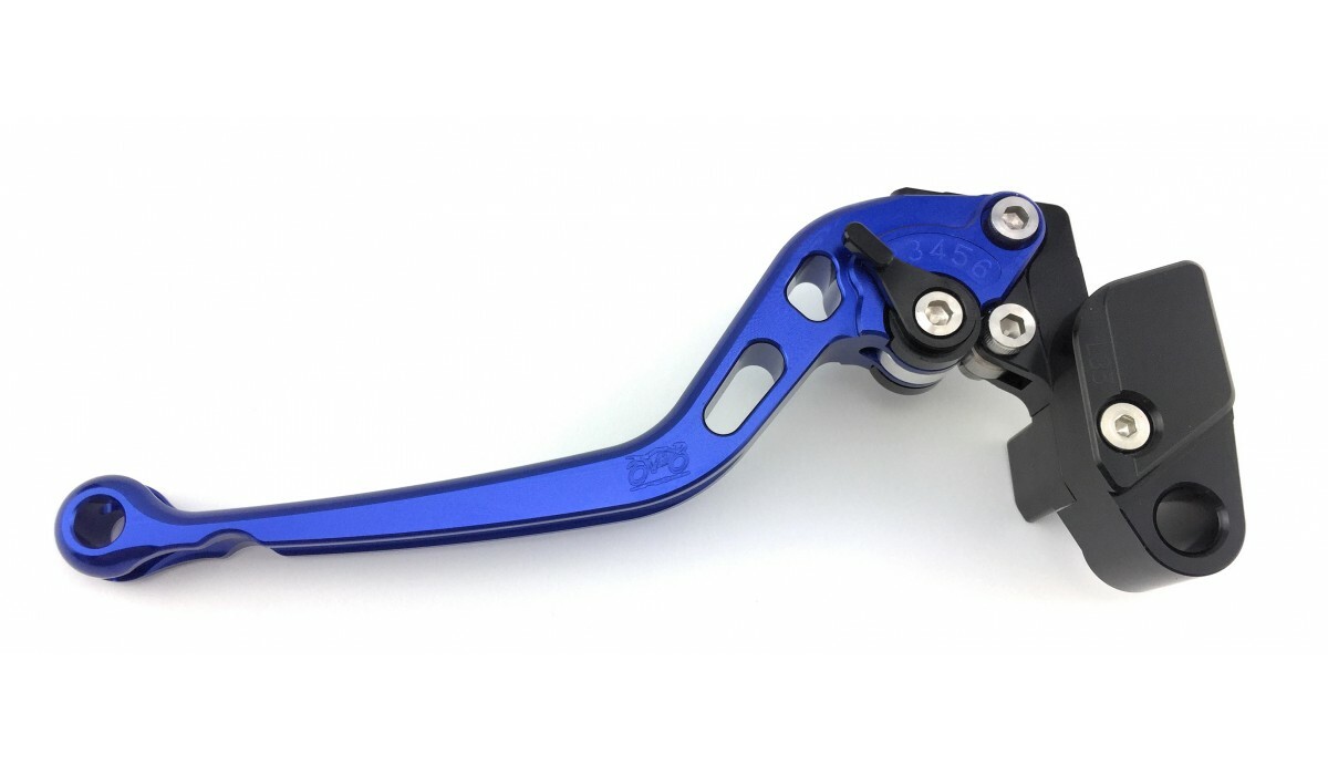 Leviers AVDB bleus longs pour Buell S2 Thunderbolt en aluminium CNC - 2