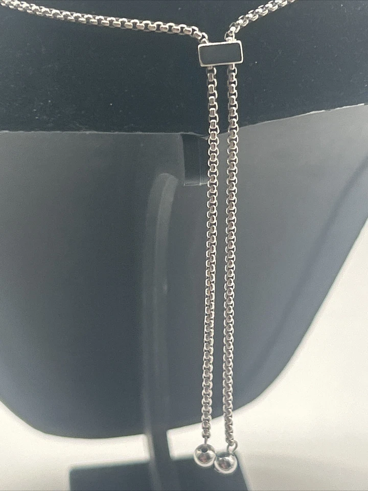 Collar Susan Graver Piedra y Cristal Gota Piedra Roja Plata Foto 4 de 4