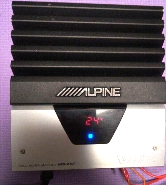 Alpine MRD-M300 Mono Power Amplifier Class D 300W RMS Car Audio