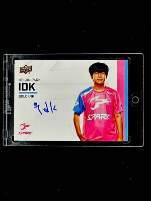 2020 Upper Deck Overwatch League Series IDK Solo Ink Auto SI-ID Spark 