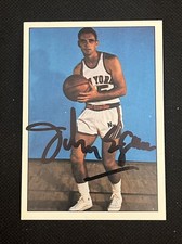 JOHNNY EGAN 1981 TCMA BASKETBALL SIGNED AUTOGRAPHED CARD #33 NEW YORK KNICKS