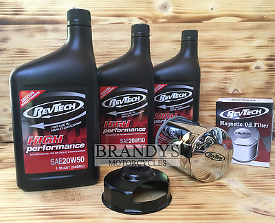 Revtech Motoröl Inspektionskit mit Ölfilter Harley Twin Cam 99- heute