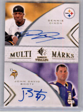 2008 SP Threads Multi Marks Dennis Dixon and John David Booty #MMD-14 40/99