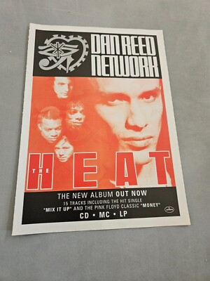 TPEEP133 MAGAZINE ADVERT 11X8'' DAN REED NETWORK - THE HEAT 
