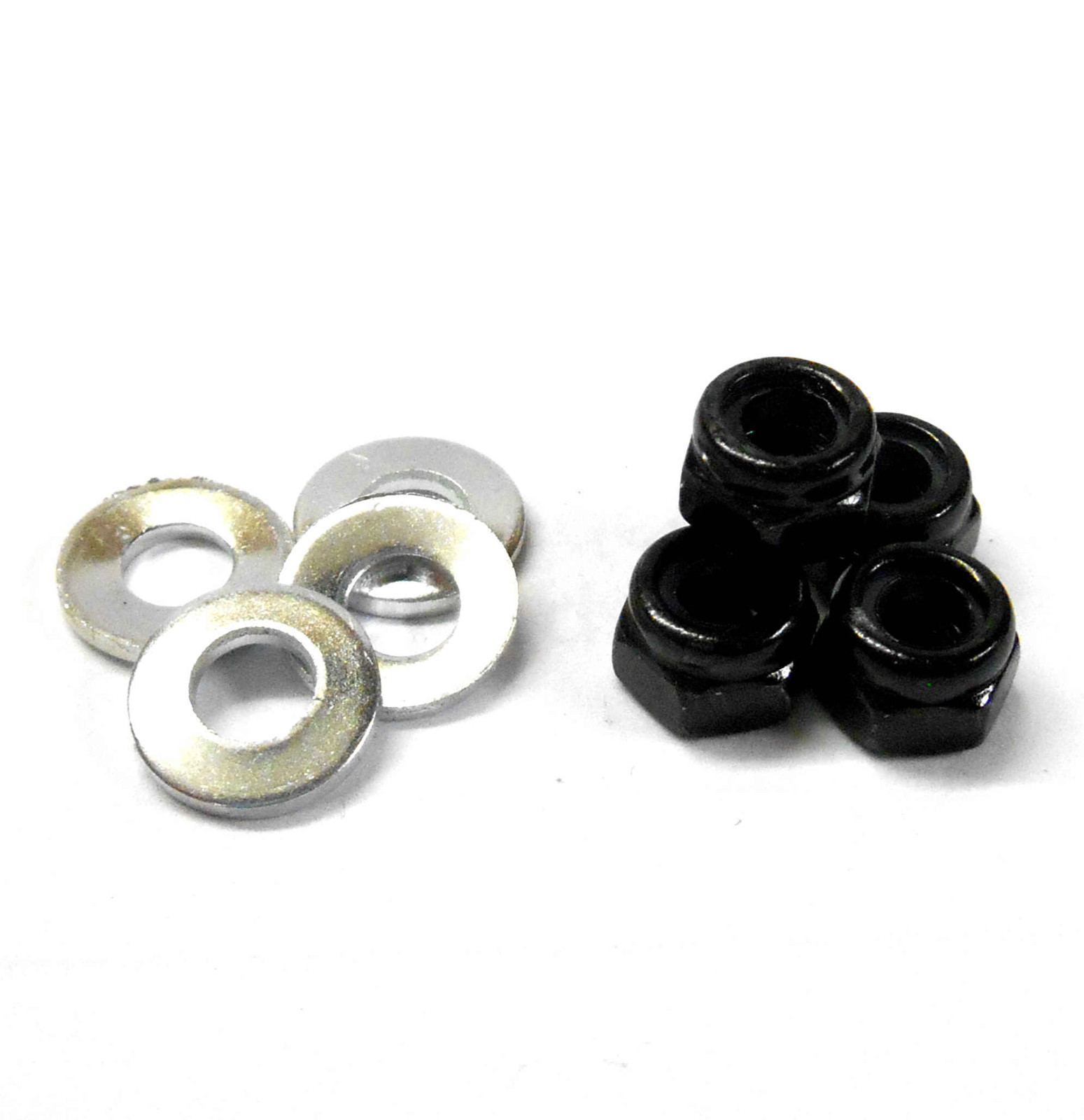 BS903-022 1/10 Scale RC Nitro Car M4 4mm Wheel Lock Nut with Washer x 4
