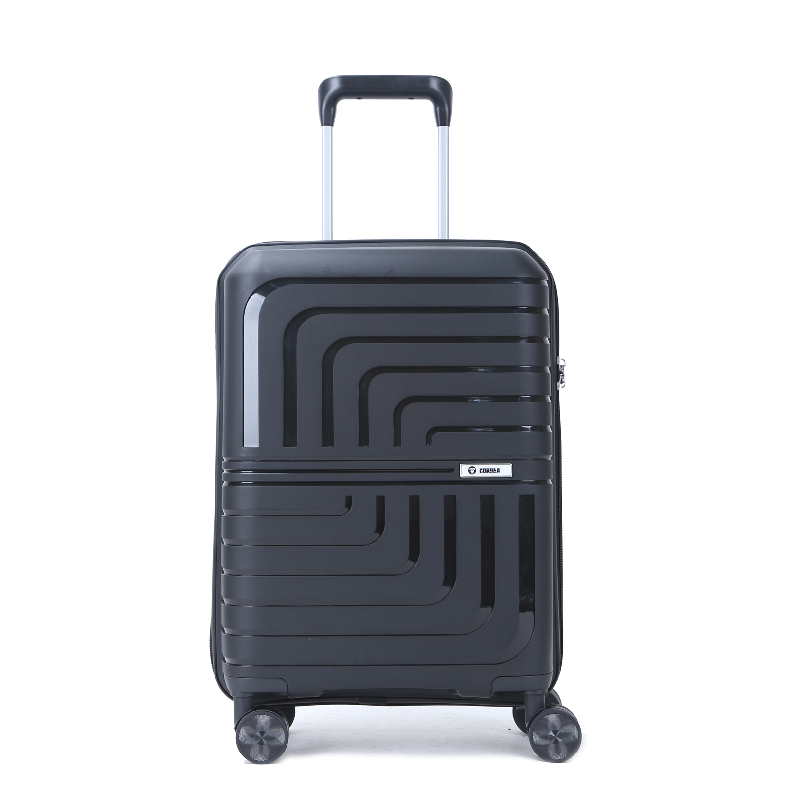 Gorilla Hartschalen Koffer Trolley Reisekoffer Handgepäck 4 Zwillingsrollen