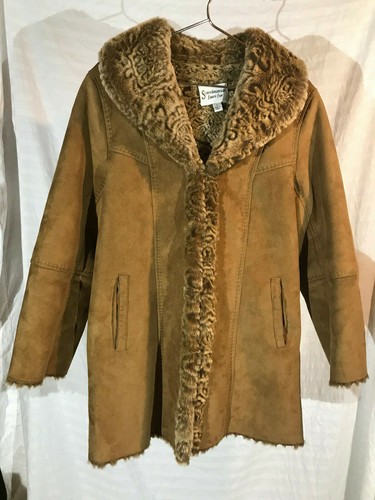 Scandinavian Faux-Fur Vintage Women's M 