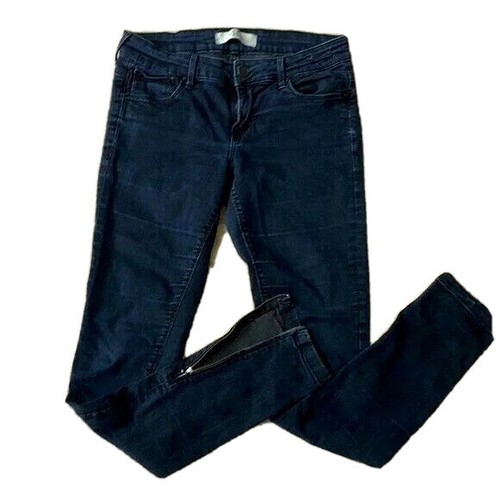 Zipper Leg Stretch Skinny Jeans Size 