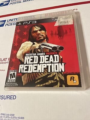 Red Dead Redemption Rockstar Games PS3 Video Game w/ Map and Manual