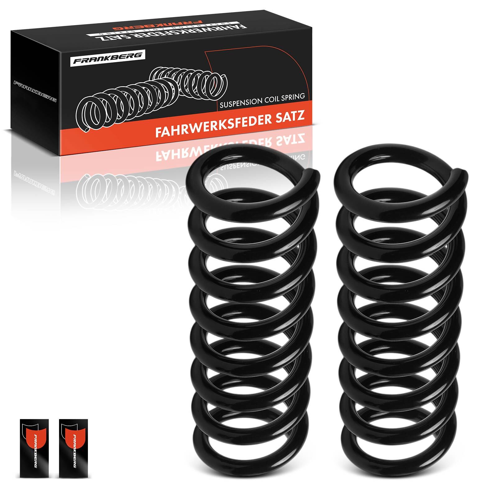 Frankberg 2x Coil Spring Set for Mercedes-Benz E200 W211 E220 2002-2008 Rear
