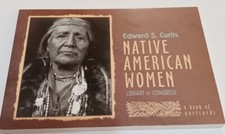 Native American Women Library of Congress by Edward S. Curtis A Book of Postcard