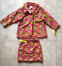 PINEAPPLE KIDS, Girls 4T - matching jacket and skirt - red floral, NEW with TAGS