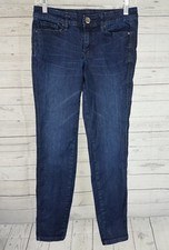 Cache Womens Jeans Sz 4 Skinny Dark Wash