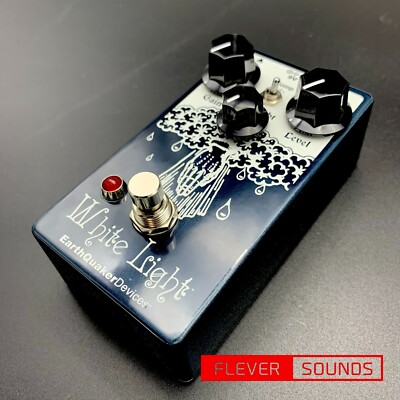 ギター Earthquaker Devices White Light Bue EarthQuaker Devices White Light Blue Steel Overdrive Guitar