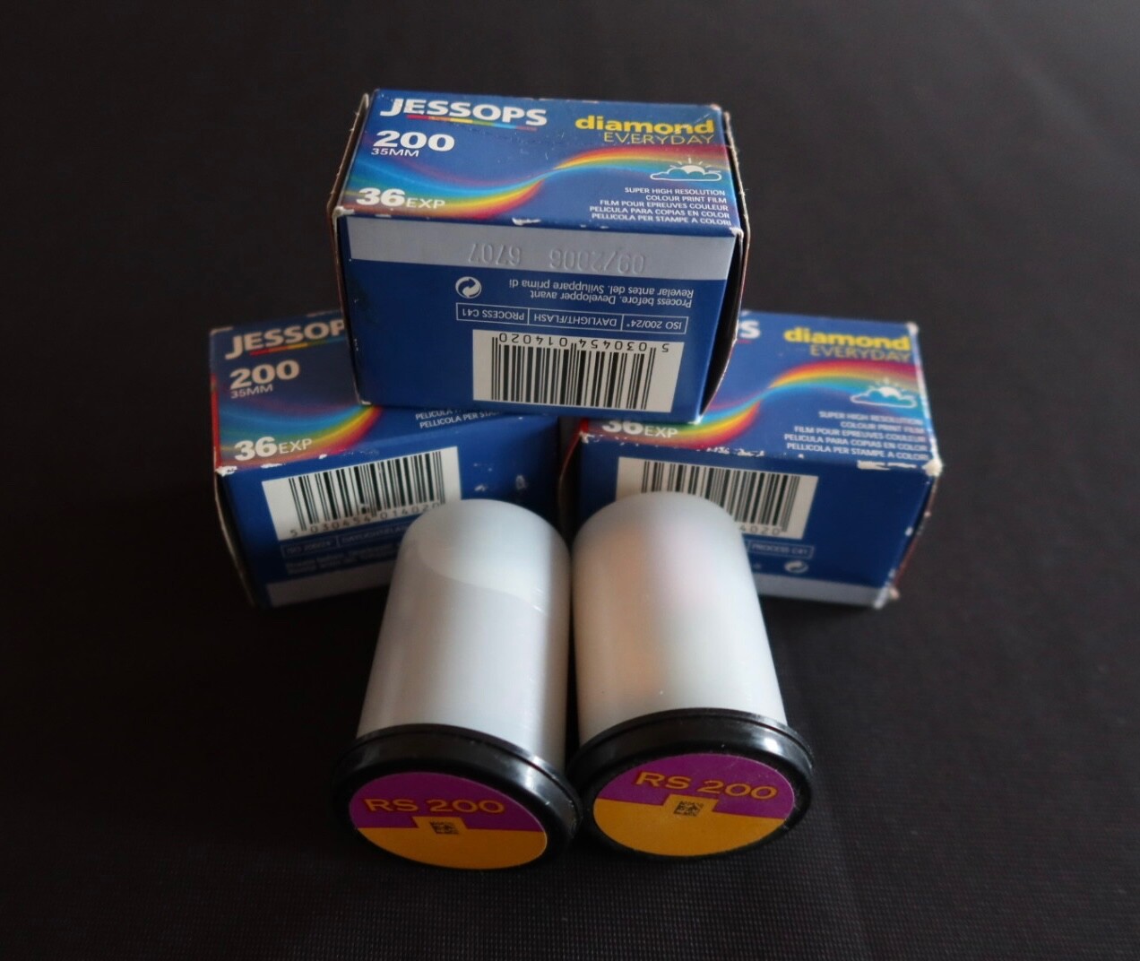 35mm Expired Colour Films X 5. All 36 exp ISO200 Kodak Professional and