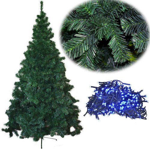 ALBERO DI NATALE PINO DELLA NORVEGIA VERDE ABBINABILE A LUCI LED VARIE MISURE - Foto 13 di 16