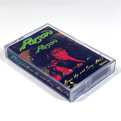 POISON Cassette Open Up And Say Ahh Cassette Tape Album 1988 Metal - Picture 2 of 5