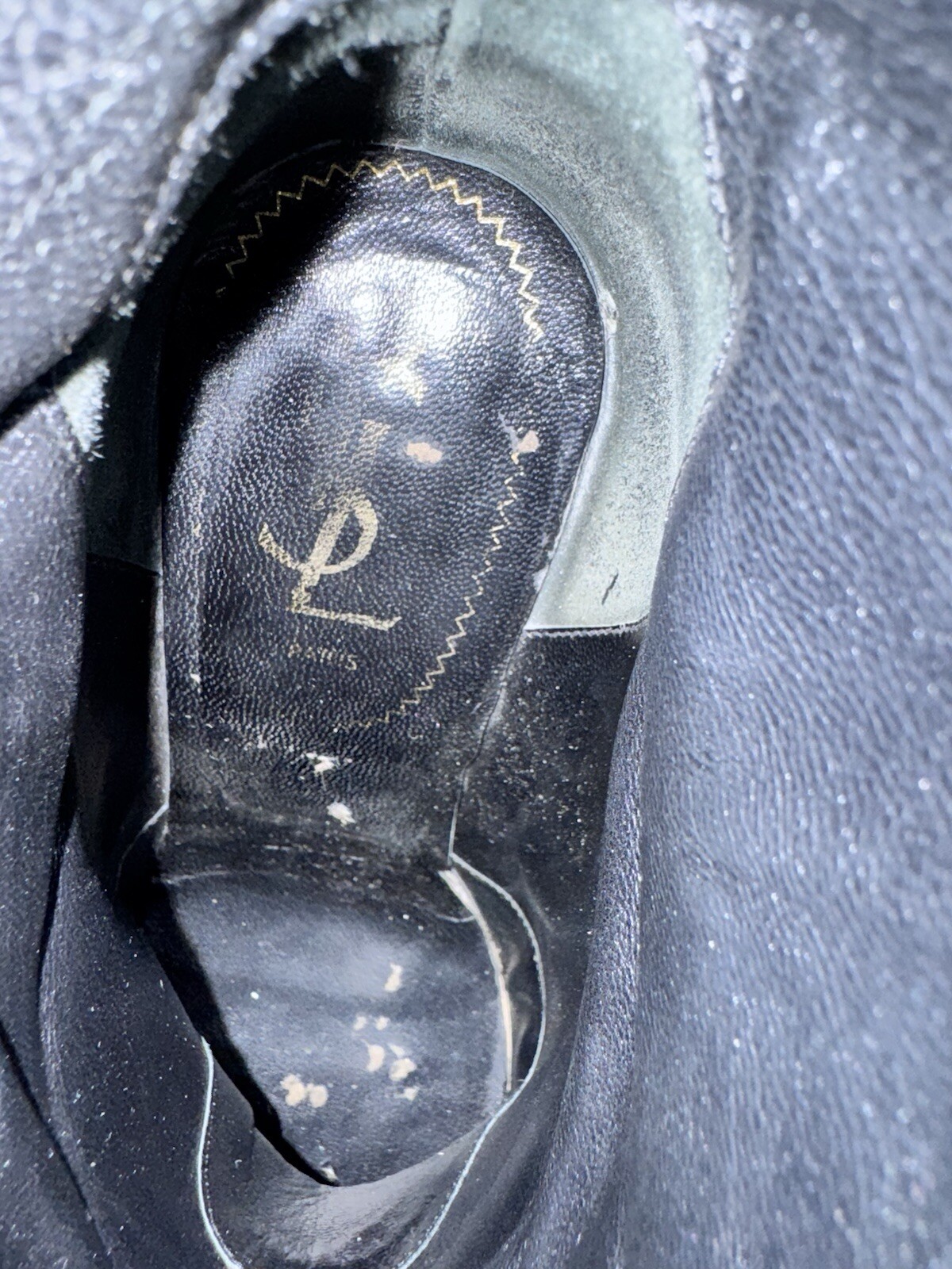 Stivaletti con tacco Saint Laurent YSL Paris taglia 37 ��