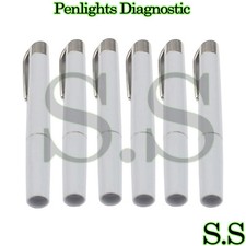 6 Disposable Penlights Diagnostic ENT Emergency Medical Physician Doctor Pack