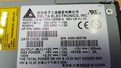 Delta Electronics Computer Netzteil DPS-180MB A 