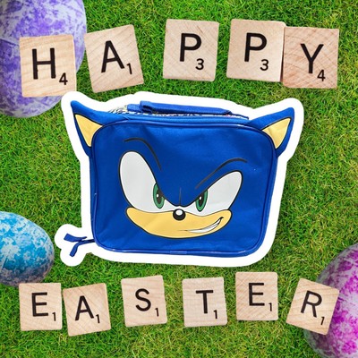 Sonic the Hedgehog Insulated Lunch Bag Lunchbox 10X8X3 NEW School Sega Genesis